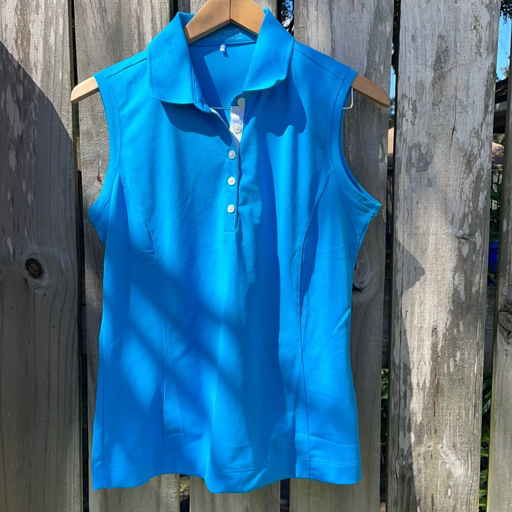 Nike Golf Teal Sleeveless Top Sz M EUC